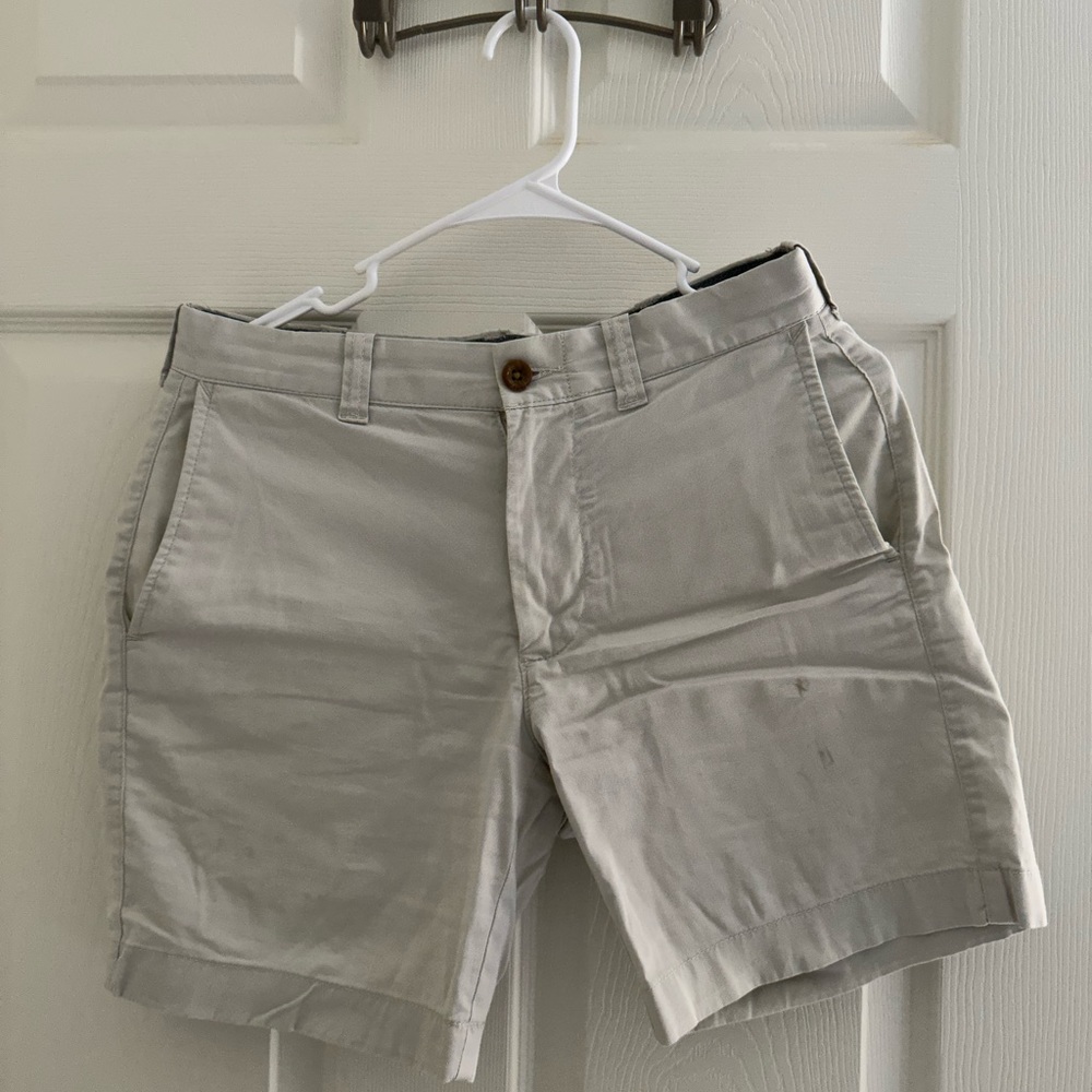 J. Crew Men’s 7 inch inseam shorts | Color: Stone | Size: 28